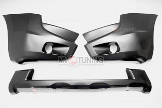Накладка переднего бампера Mitsubishi Outlander (3rd generation) Broomer Design (2012-2014)